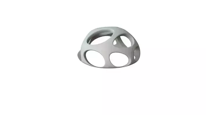 SciFi Cube Object No 56255 Low Poly Shape