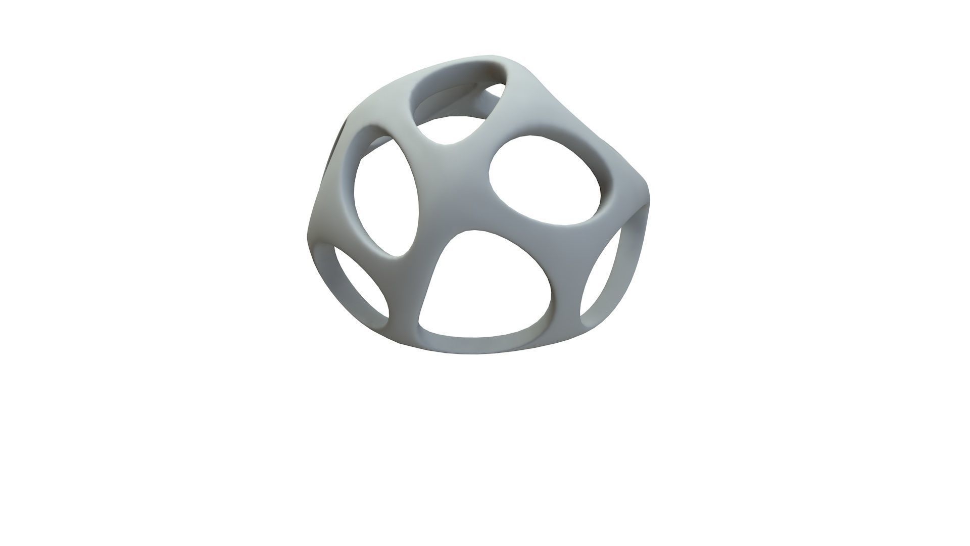 SciFi Cube Object No 56255 Low Poly Shape Low-poly 3D model_16