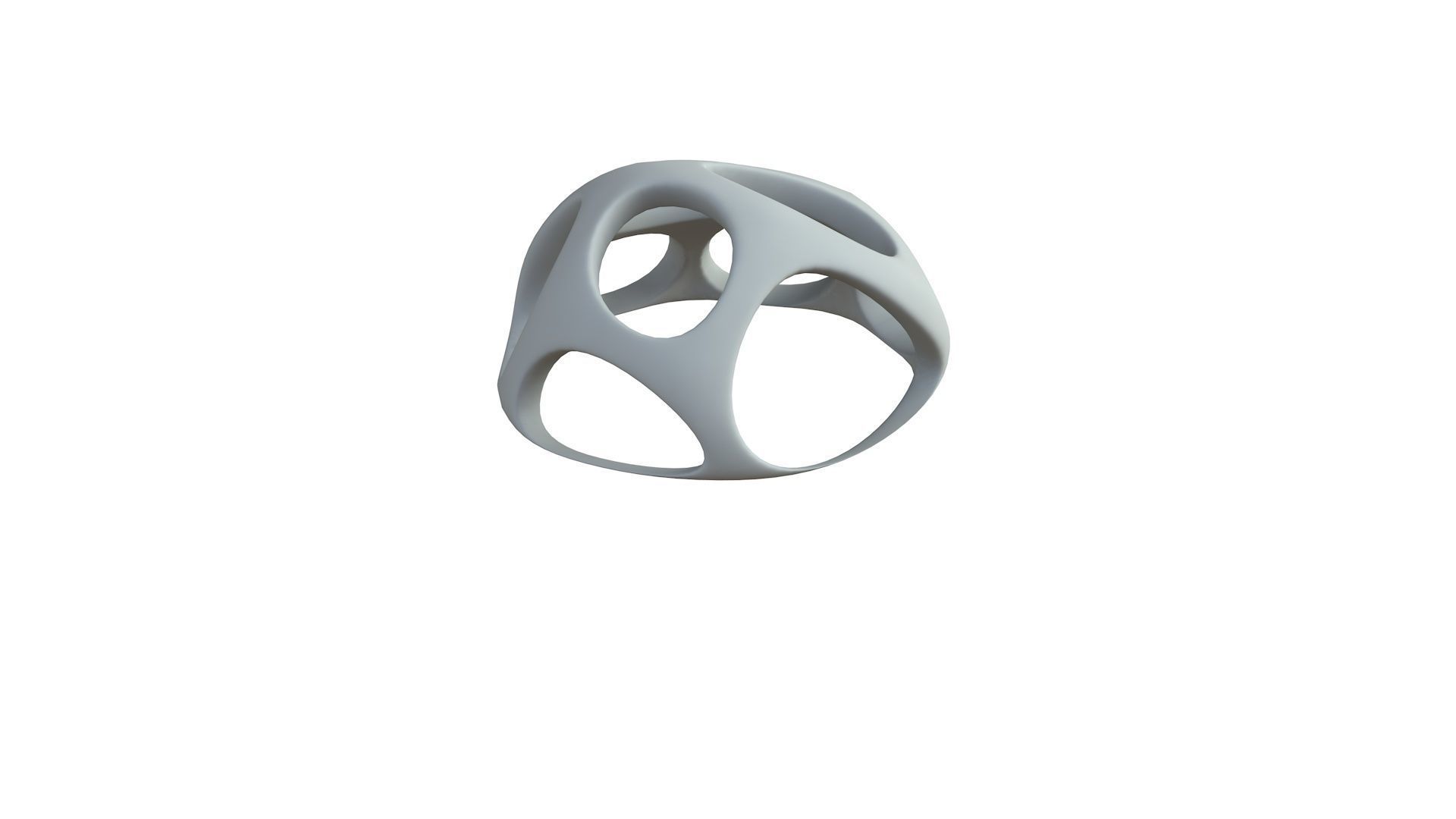 SciFi Cube Object No 56255 Low Poly Shape Low-poly 3D model_6