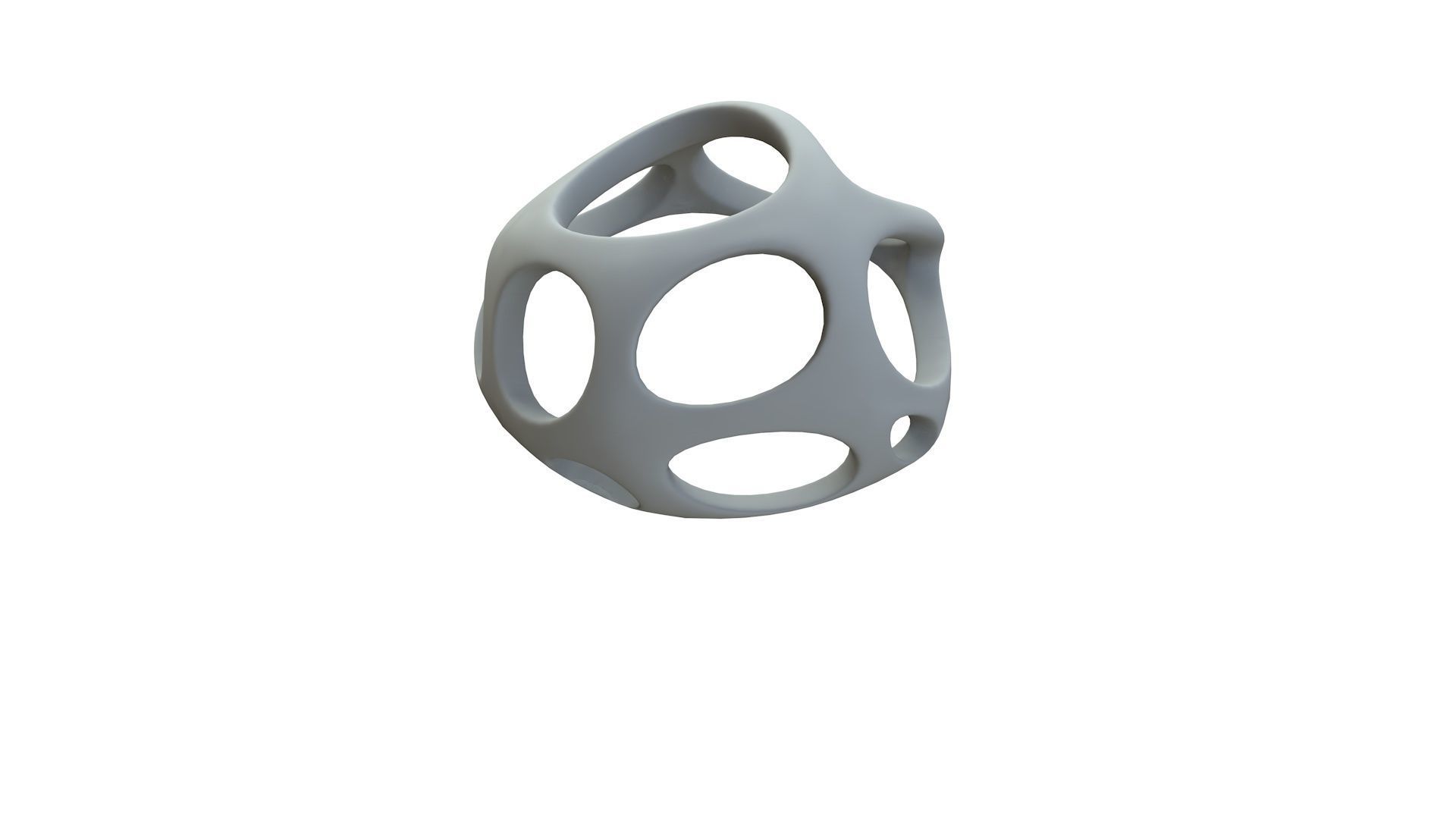 SciFi Cube Object No 55943 Low Poly Shape Low-poly 3D model_14