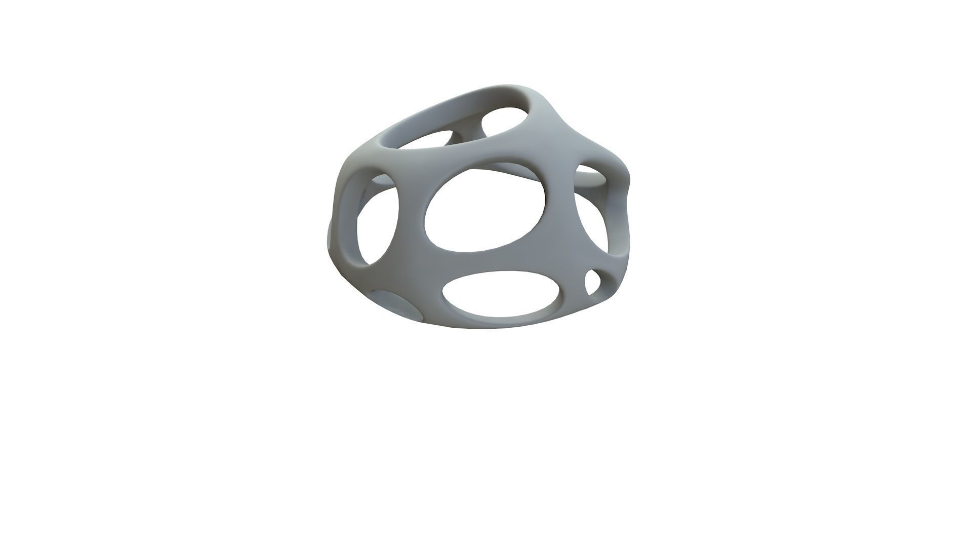 SciFi Cube Object No 55943 Low Poly Shape Low-poly 3D model_13