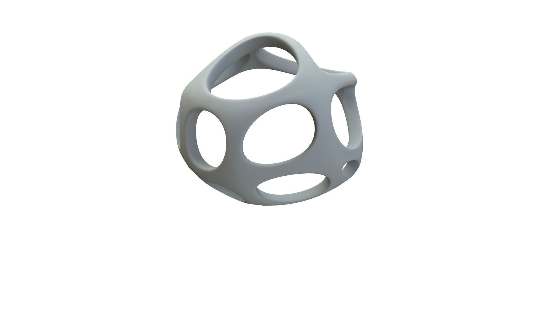 SciFi Cube Object No 55943 Low Poly Shape Low-poly 3D model_15