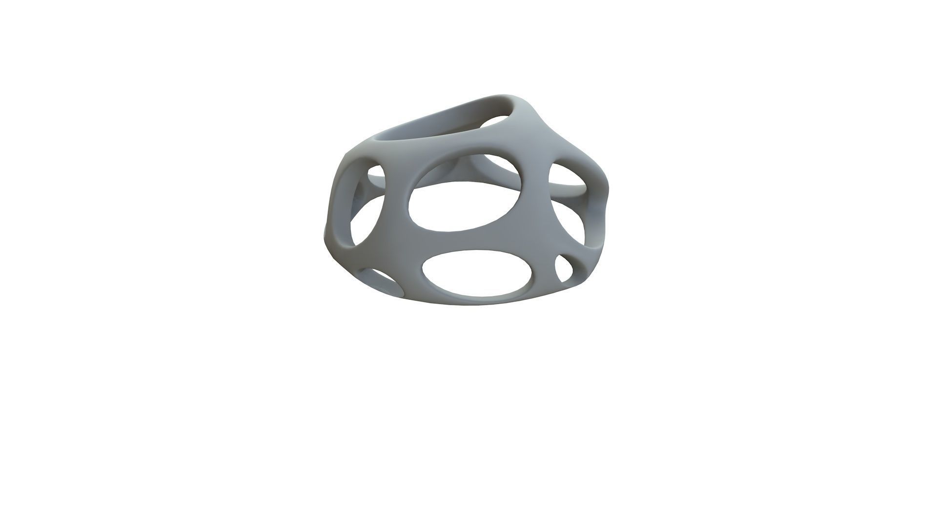 SciFi Cube Object No 55943 Low Poly Shape Low-poly 3D model_12