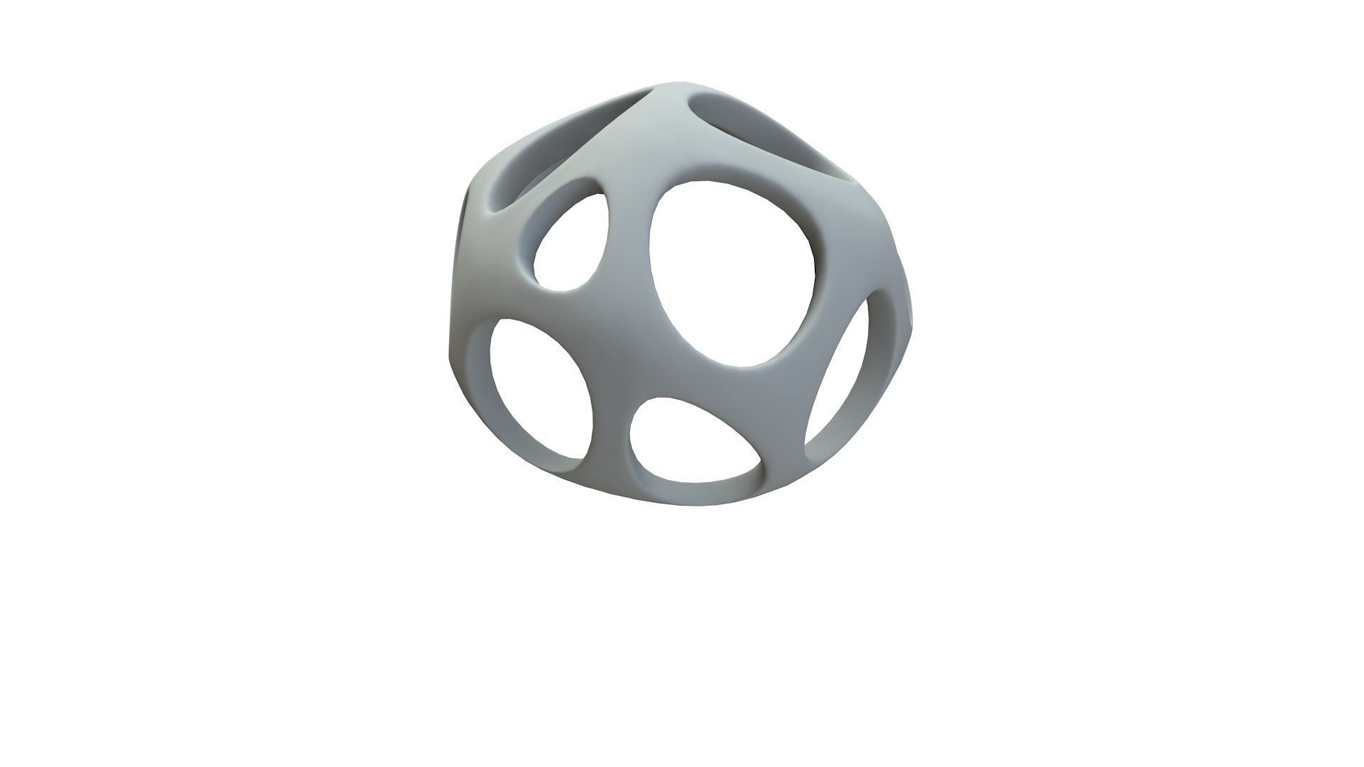 SciFi Cube Object No 55747 Low Poly Shape Low-poly 3D model_16