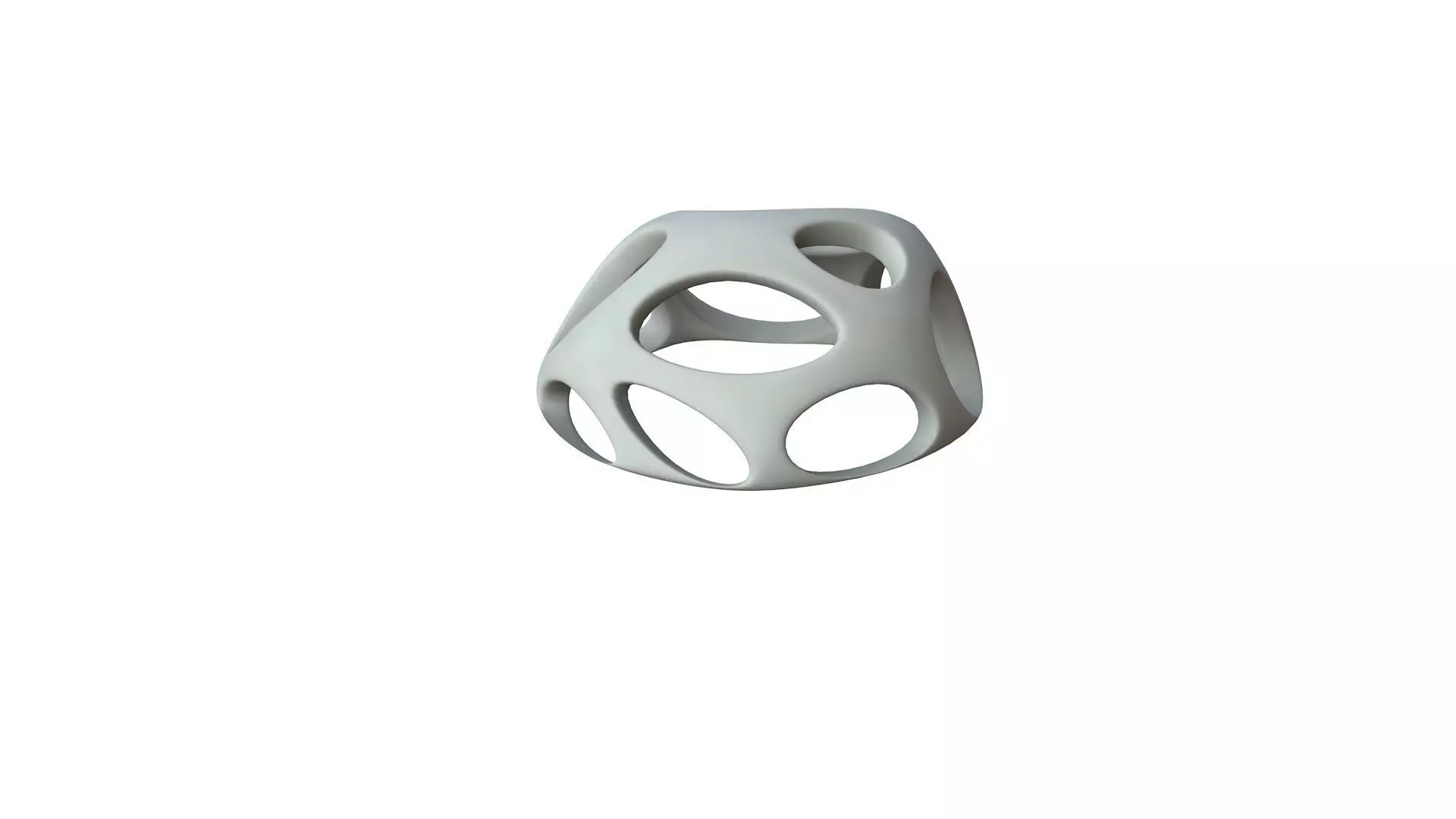 SciFi Cube Object No 55747 Low Poly Shape Low-poly 3D model_0