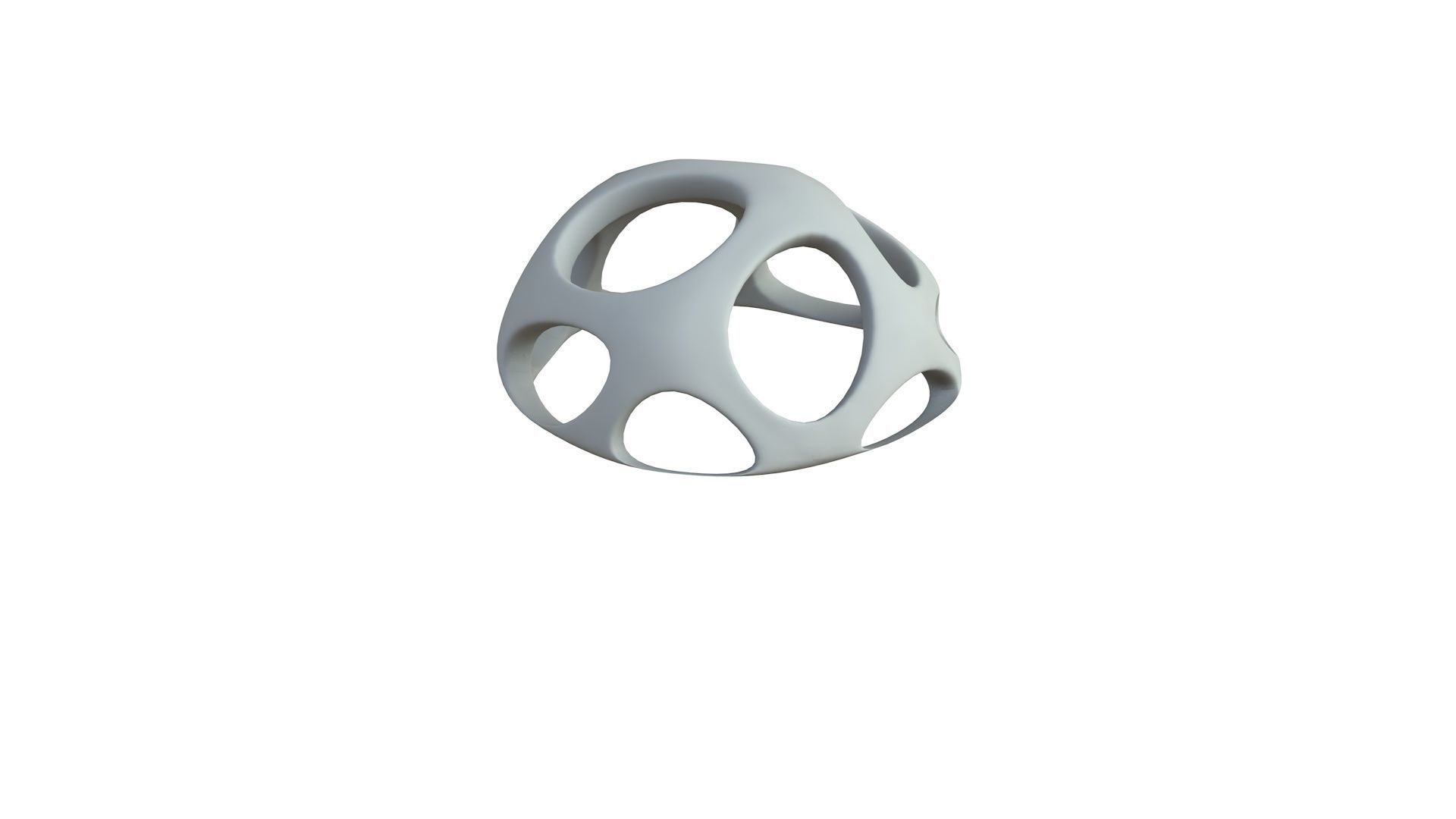 SciFi Cube Object No 55747 Low Poly Shape Low-poly 3D model_5