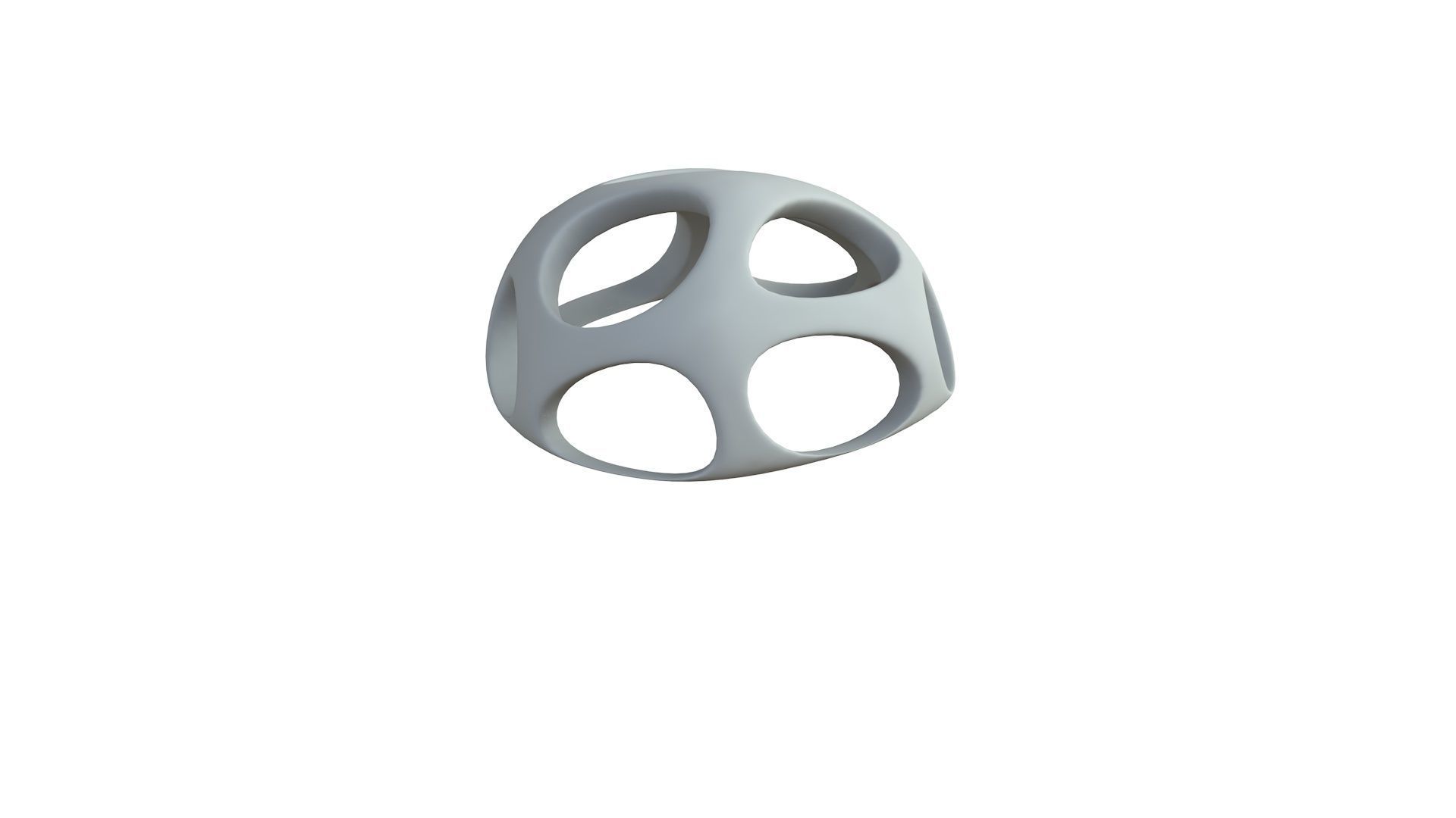 SciFi Cube Object No 55742 Low Poly Shape Low-poly 3D model_6