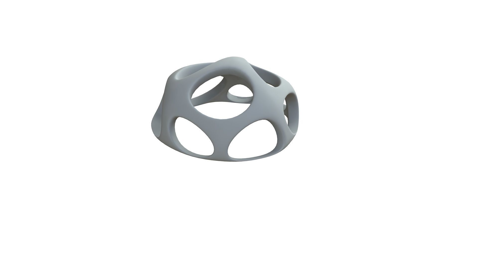 SciFi Cube Object No 55742 Low Poly Shape Low-poly 3D model_9