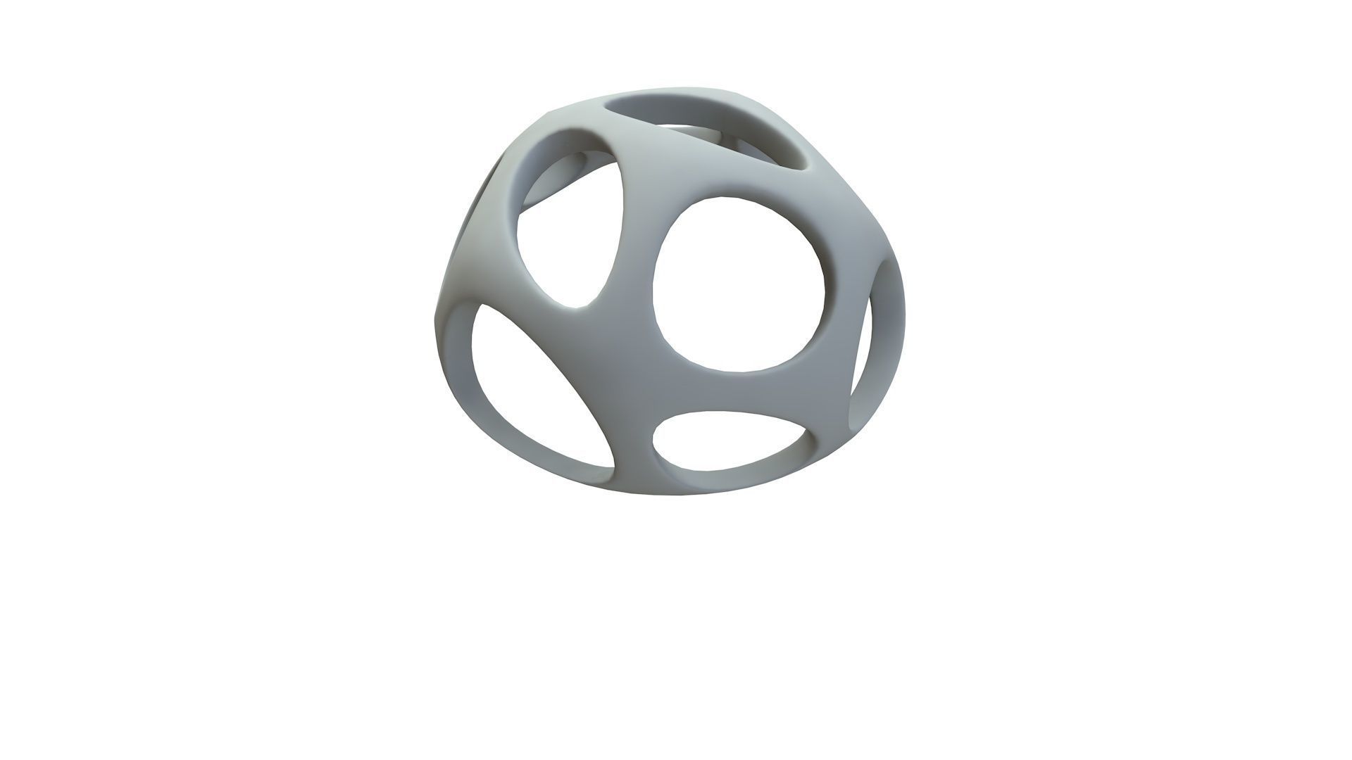 SciFi Cube Object No 55742 Low Poly Shape Low-poly 3D model_15