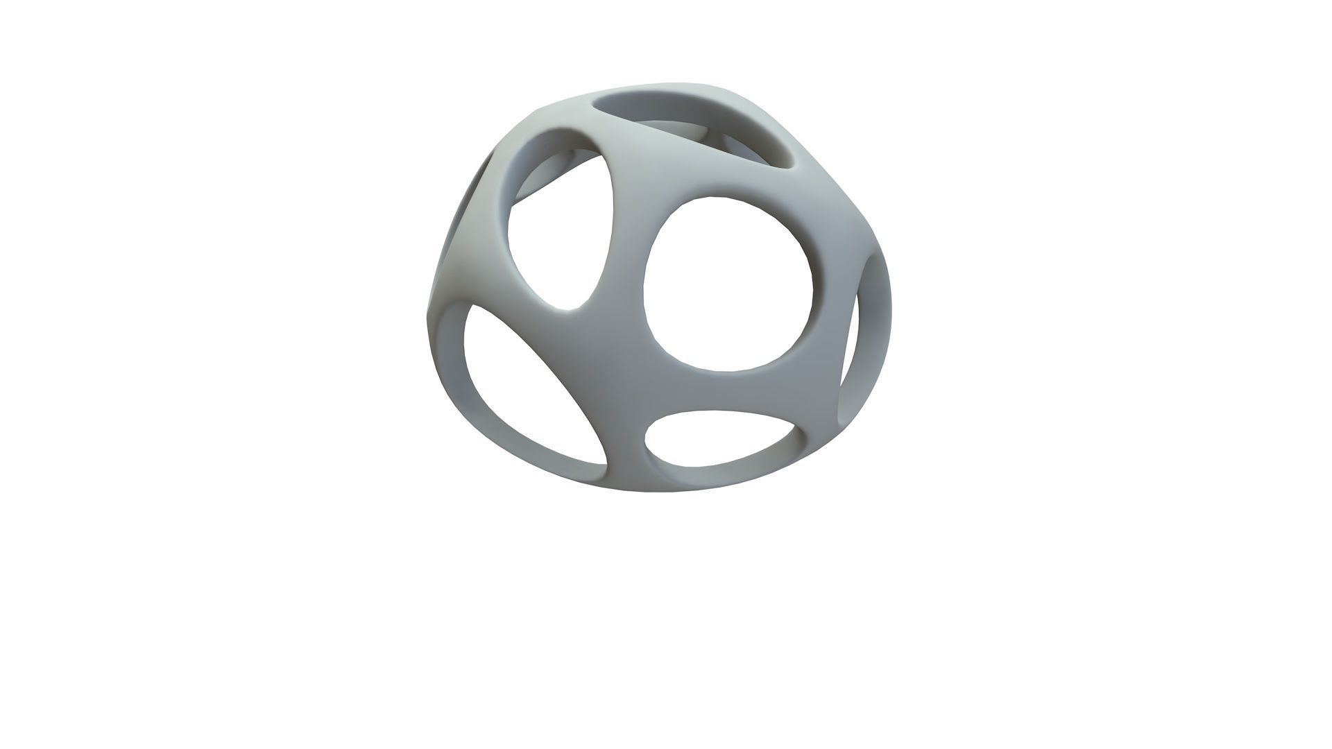 SciFi Cube Object No 55742 Low Poly Shape Low-poly 3D model_17