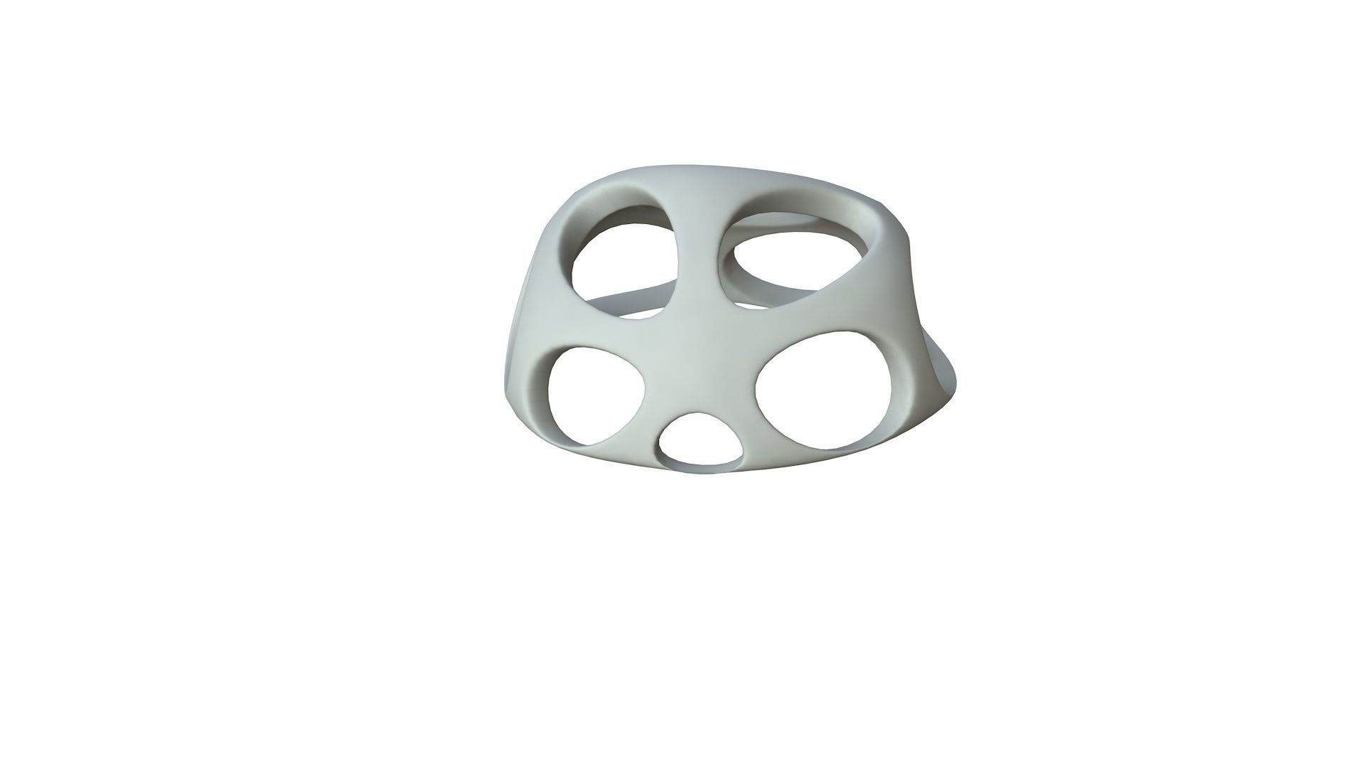 SciFi Cube Object No 55742 Low Poly Shape Low-poly 3D model_1