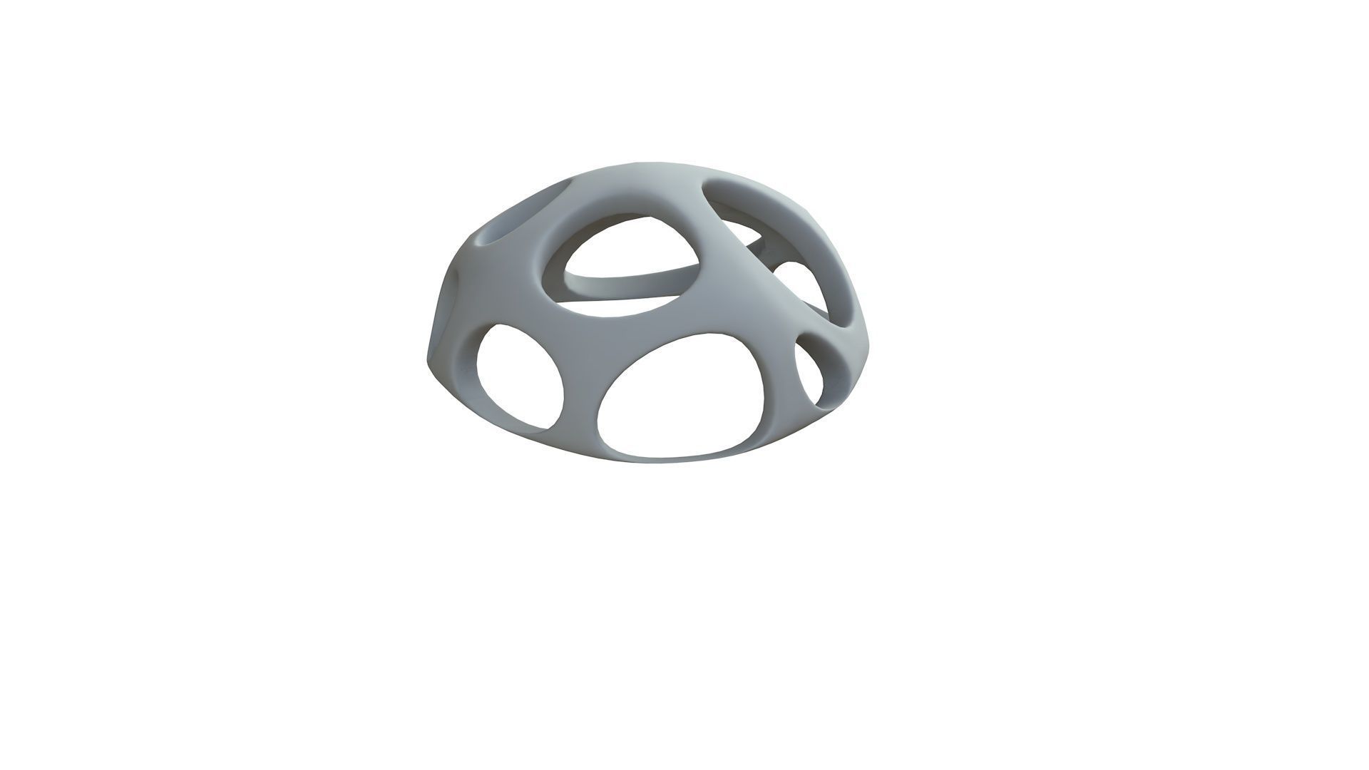 SciFi Cube Object No 55585 Low Poly Shape Low-poly 3D model_9