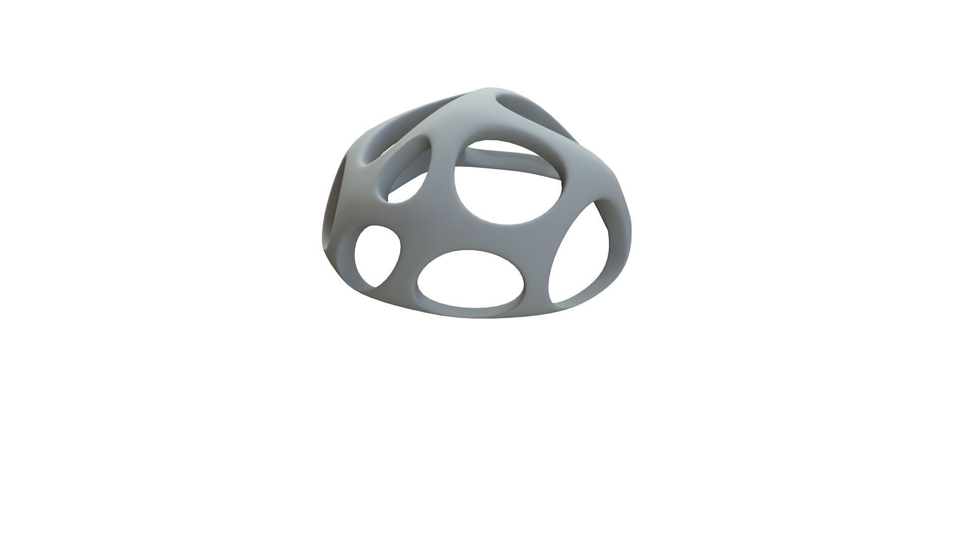 SciFi Cube Object No 55585 Low Poly Shape Low-poly 3D model_13