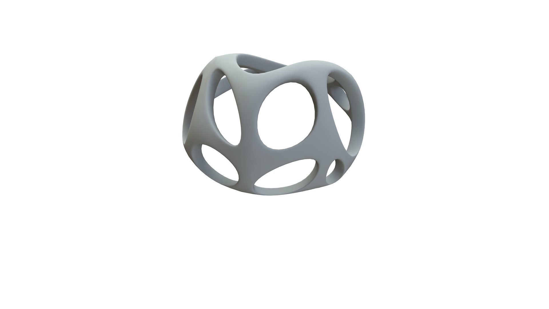 SciFi Cube Object No 55137 Low Poly Shape Low-poly 3D model_14