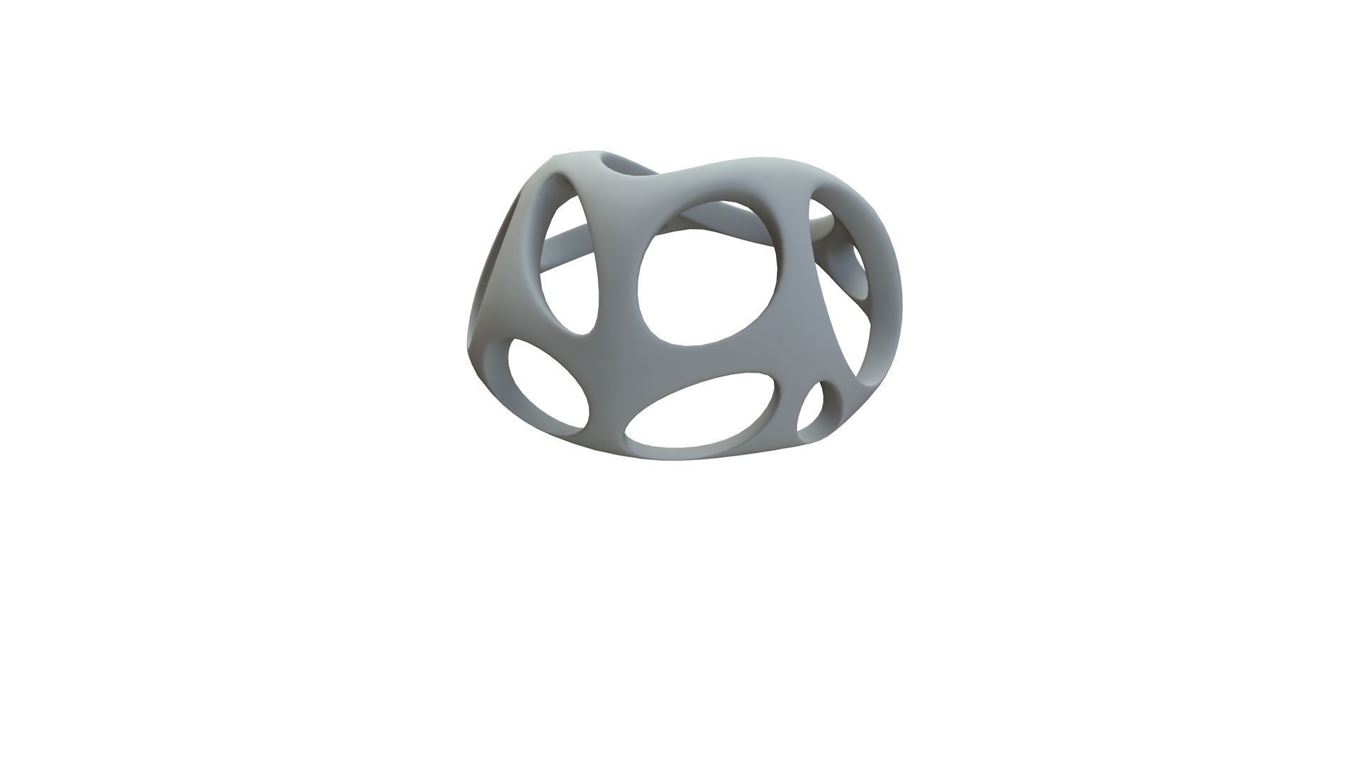 SciFi Cube Object No 55137 Low Poly Shape Low-poly 3D model_13