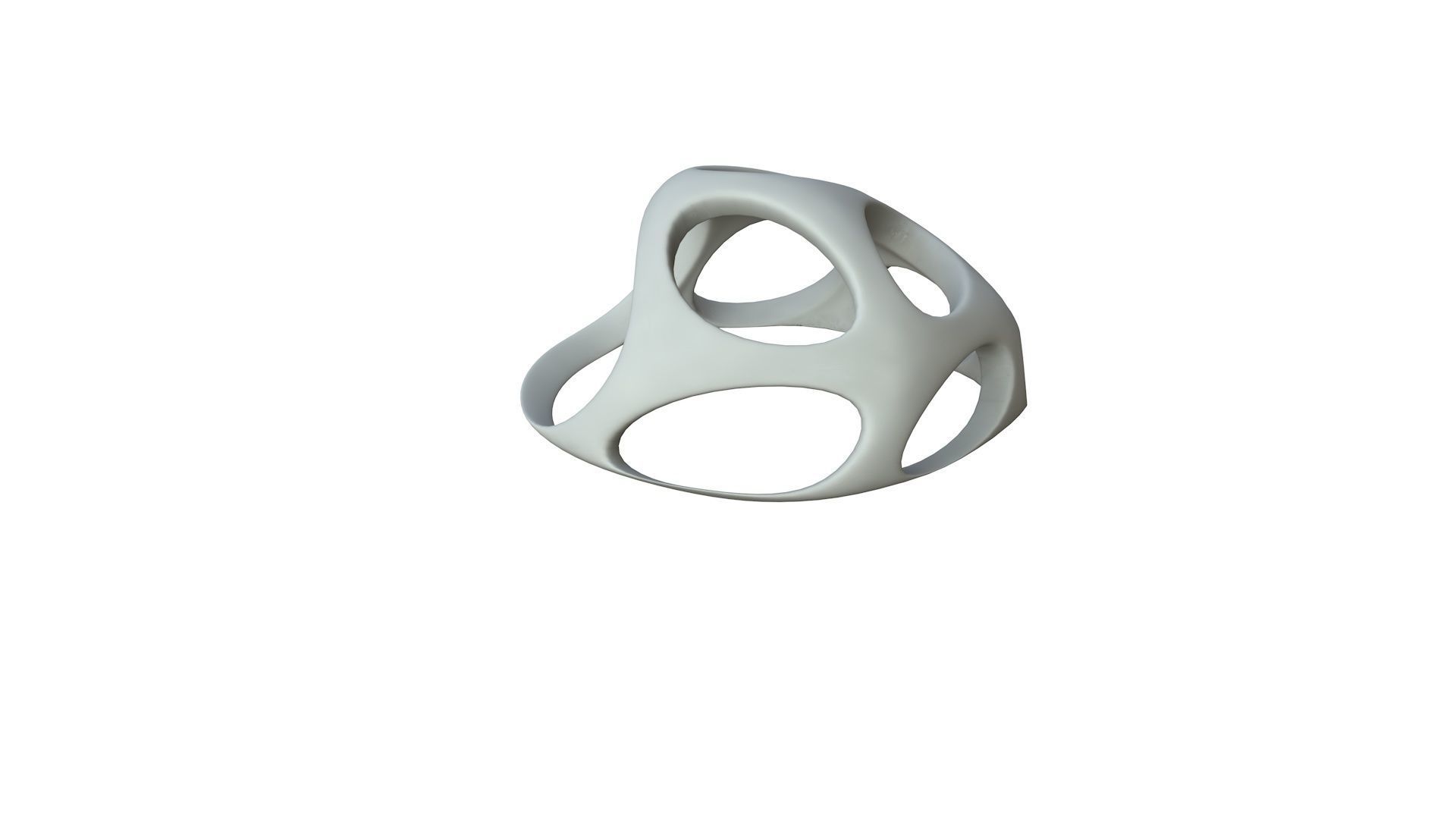 SciFi Cube Object No 55136 Low Poly Shape Low-poly 3D model_1