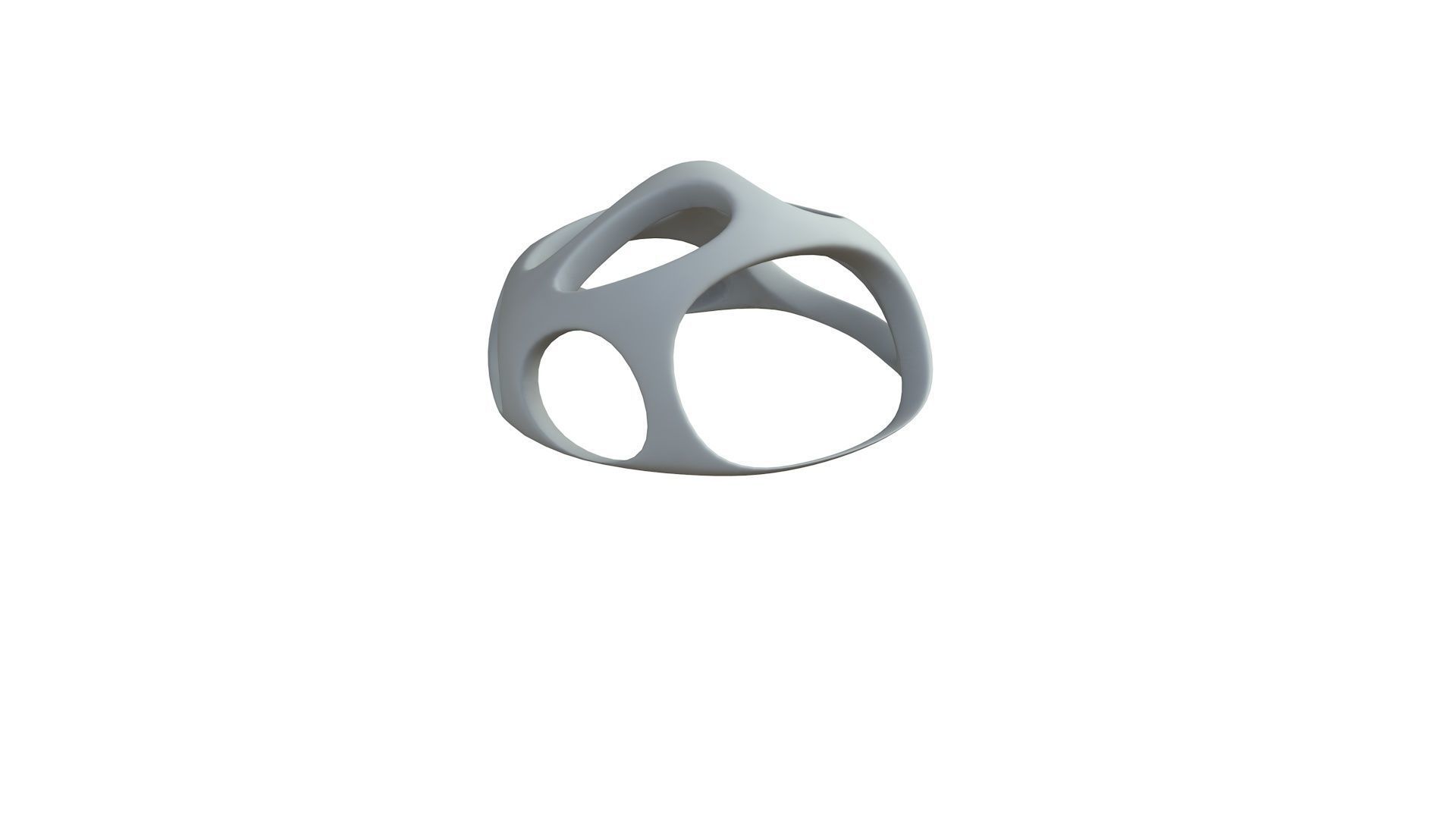 SciFi Cube Object No 55136 Low Poly Shape Low-poly 3D model_6