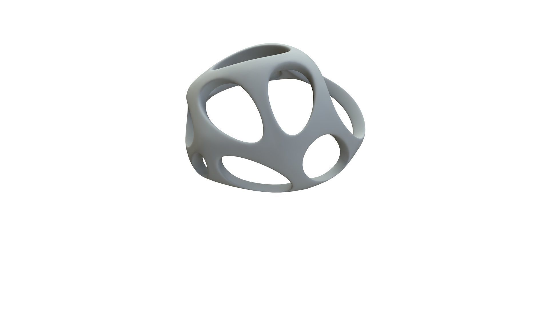 SciFi Cube Object No 55136 Low Poly Shape Low-poly 3D model_13