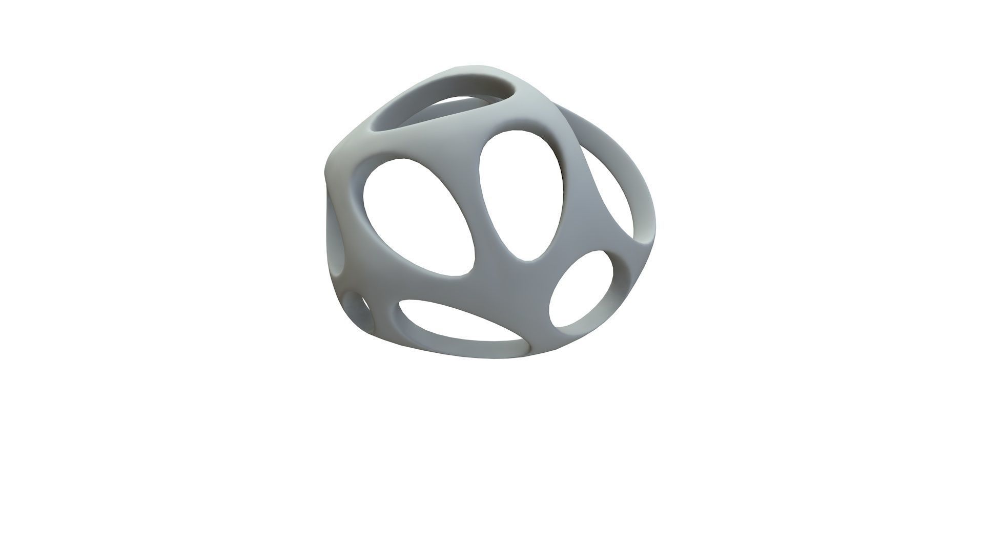 SciFi Cube Object No 55136 Low Poly Shape Low-poly 3D model_14