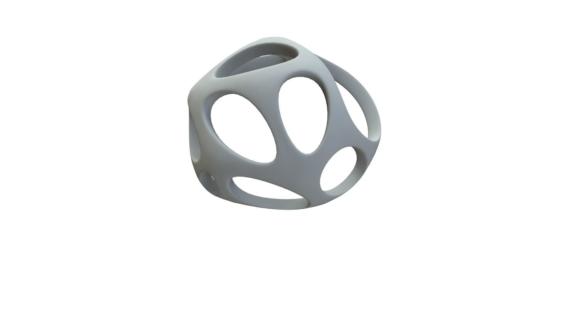 SciFi Cube Object No 55136 Low Poly Shape Low-poly 3D model_16