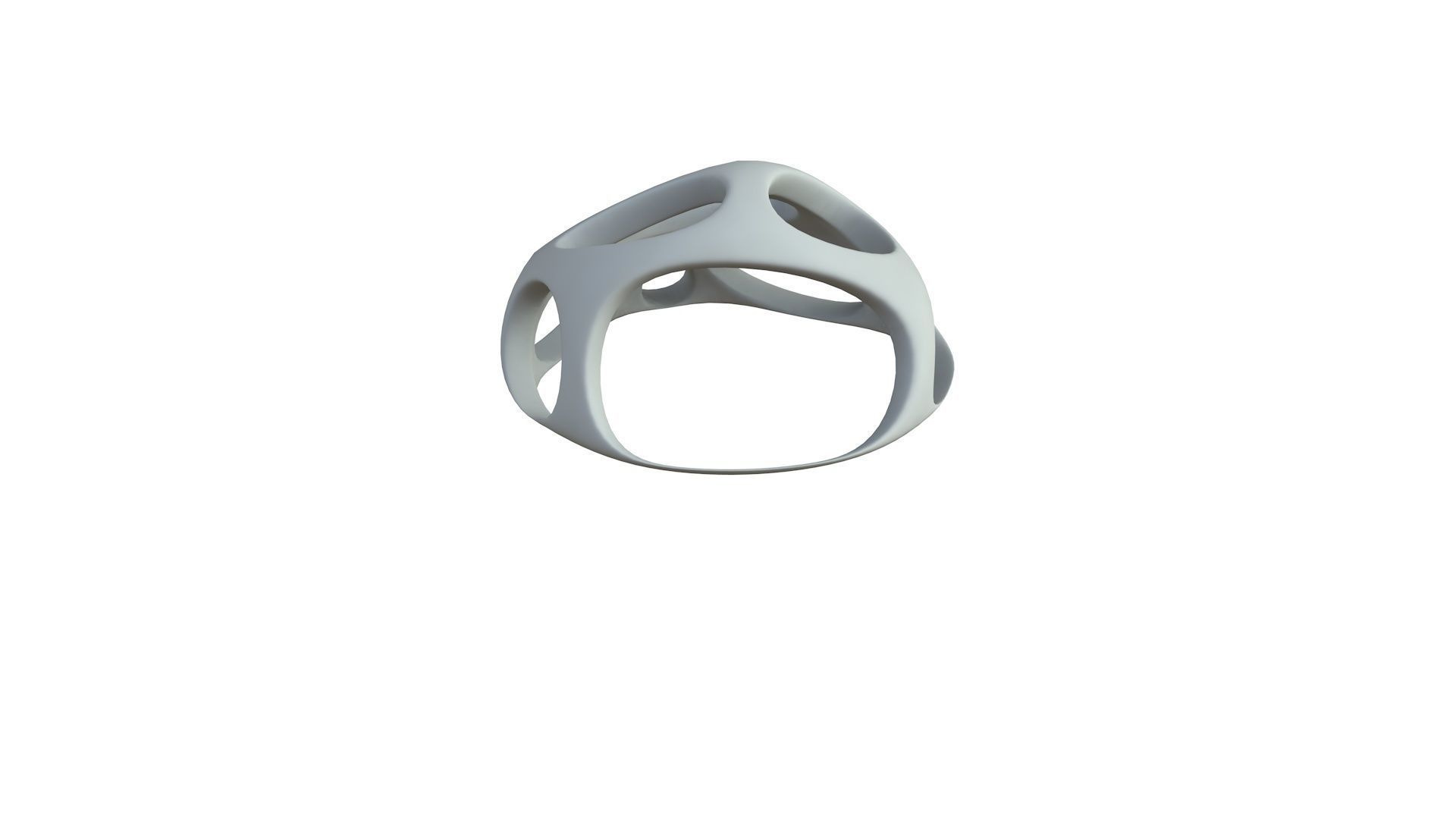 SciFi Cube Object No 55136 Low Poly Shape Low-poly 3D model_5