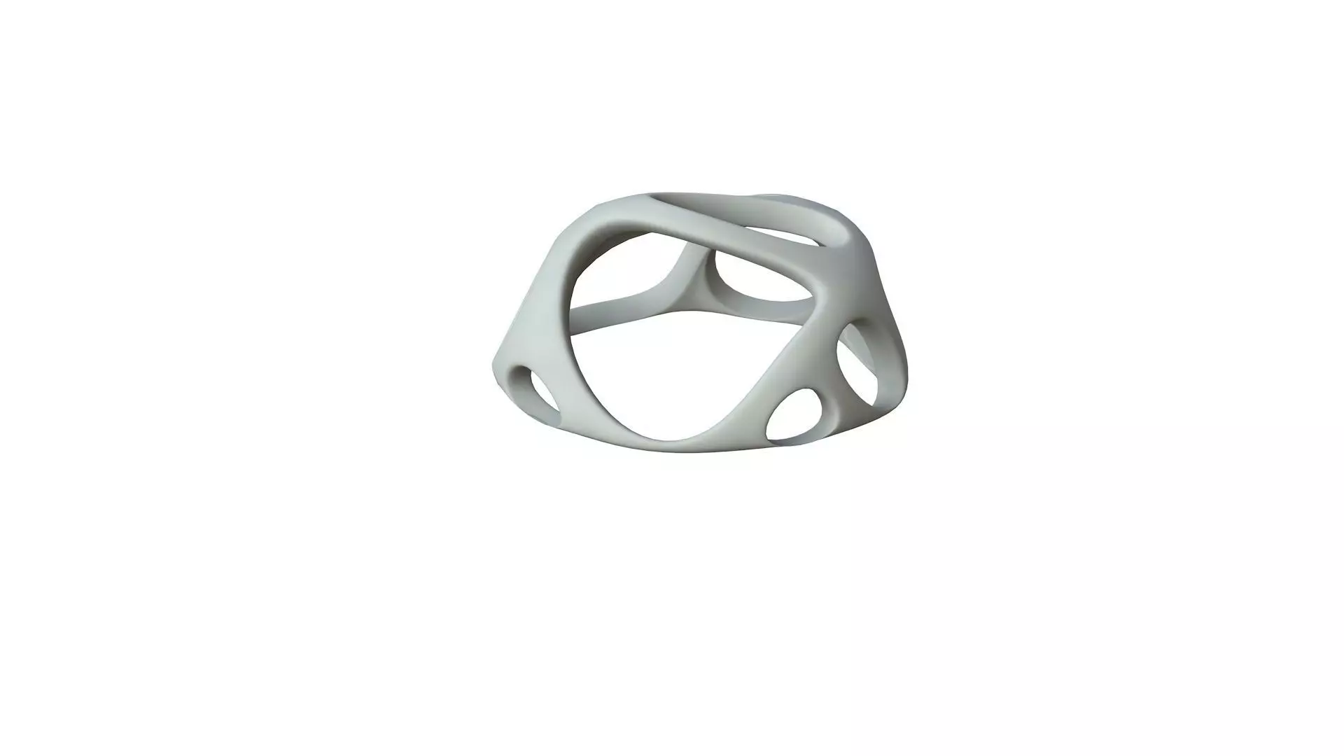 SciFi Cube Object No 54999 Low Poly Shape Low-poly 3D model