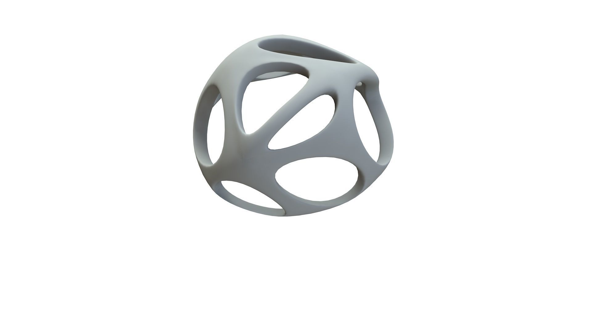 SciFi Cube Object No 54972 Low Poly Shape Low-poly 3D model_15