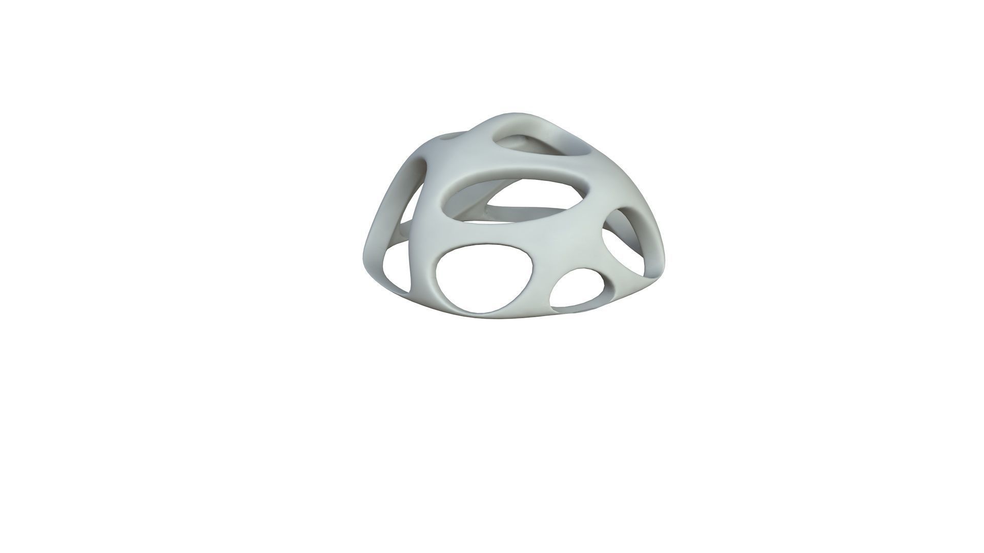 SciFi Cube Object No 54972 Low Poly Shape Low-poly 3D model_3