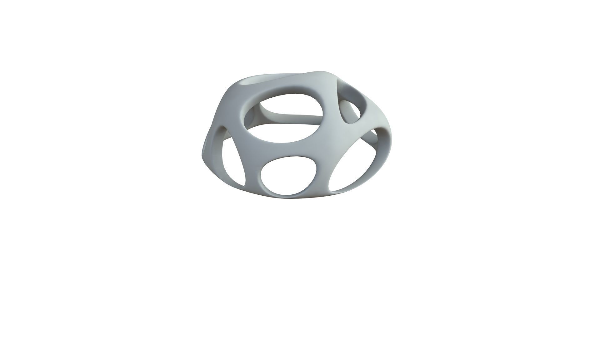 SciFi Cube Object No 54866 Low Poly Shape Low-poly 3D model_6