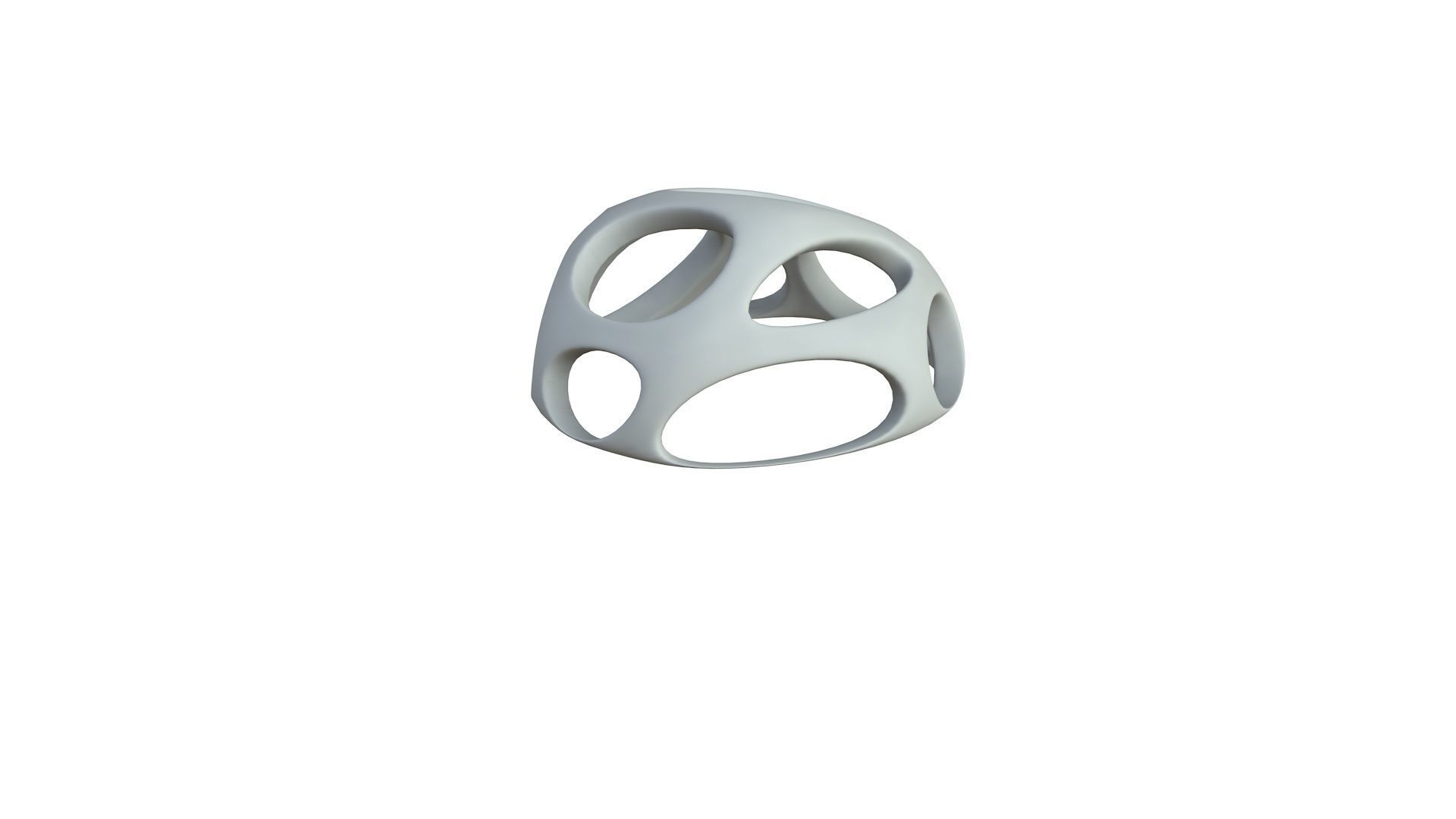 SciFi Cube Object No 54866 Low Poly Shape Low-poly 3D model_4