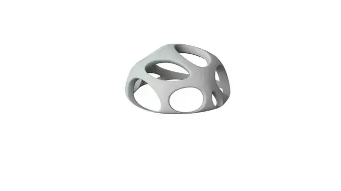 SciFi Cube Object No 54814 Low Poly Shape