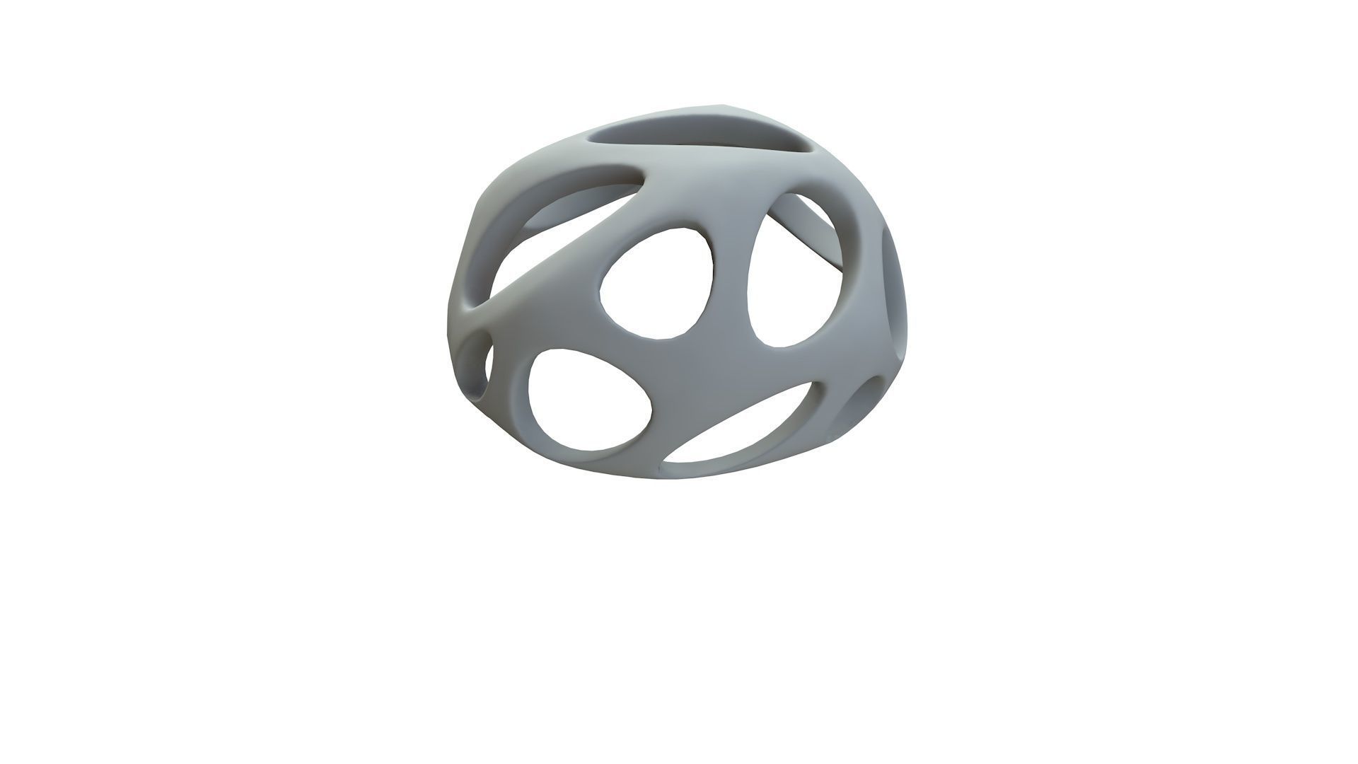 SciFi Cube Object No 54798 Low Poly Shape Low-poly 3D model_14