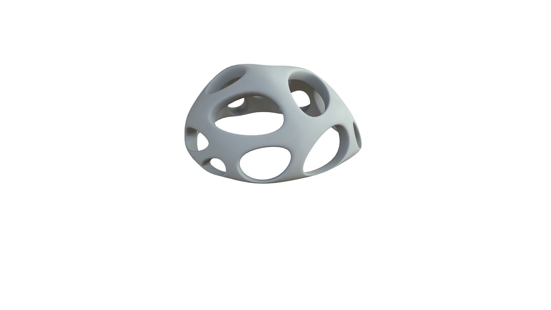 SciFi Cube Object No 54798 Low Poly Shape Low-poly 3D model_6