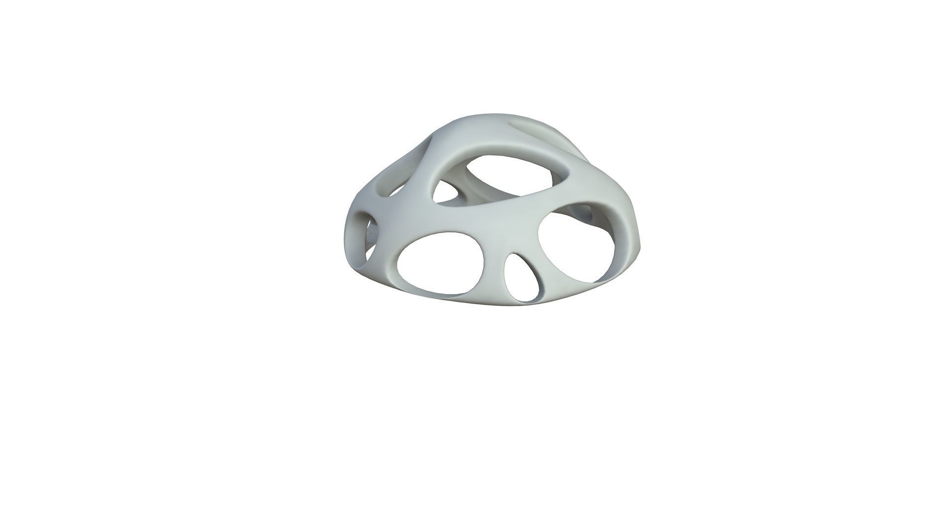 SciFi Cube Object No 54798 Low Poly Shape Low-poly 3D model_3