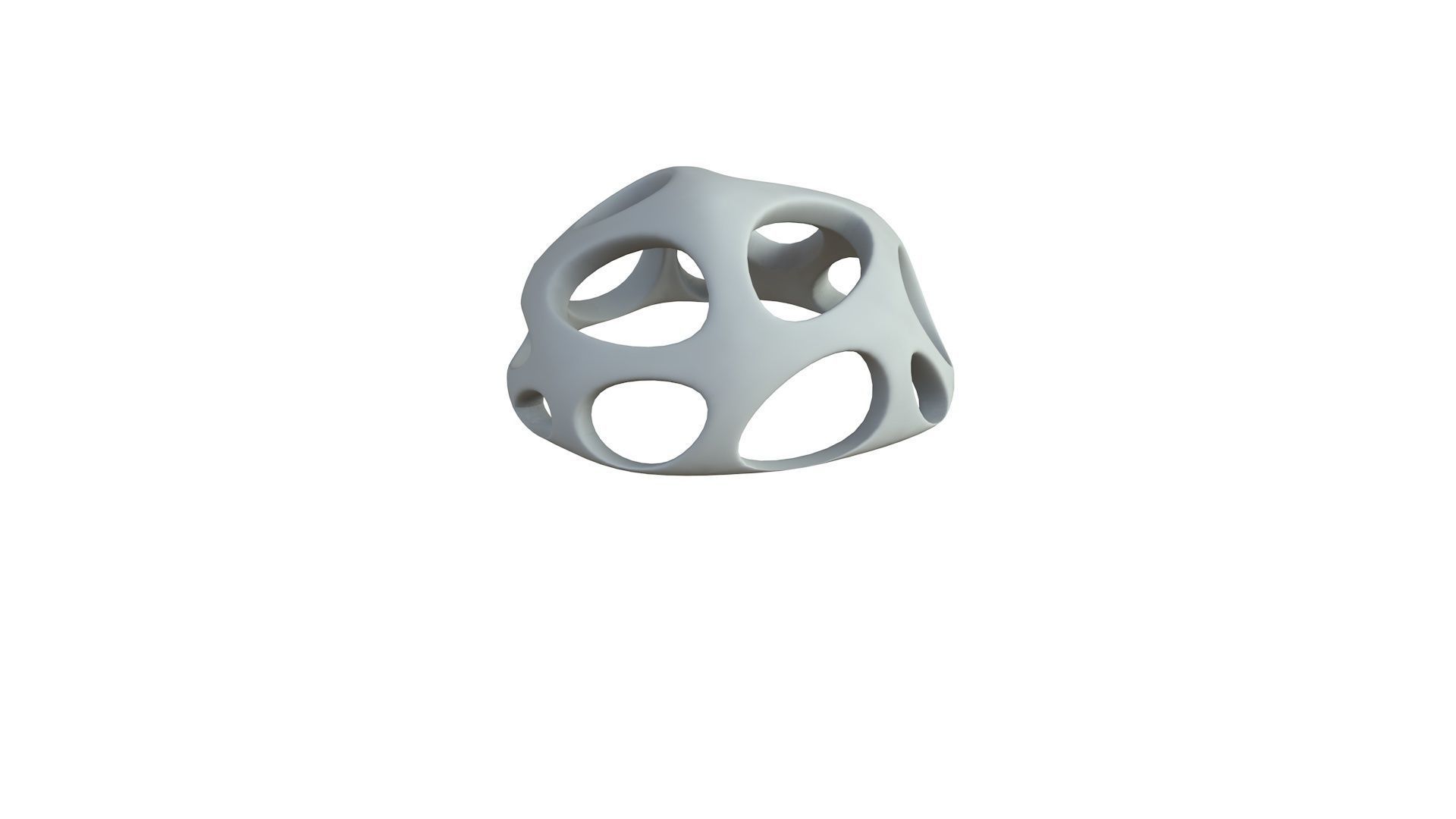 SciFi Cube Object No 54798 Low Poly Shape Low-poly 3D model_5