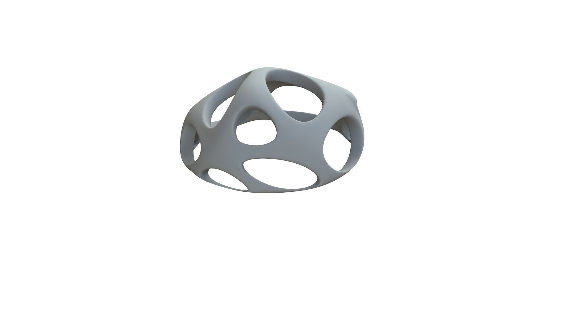 SciFi Cube Object No 54784 Low Poly Shape Low-poly 3D model_10