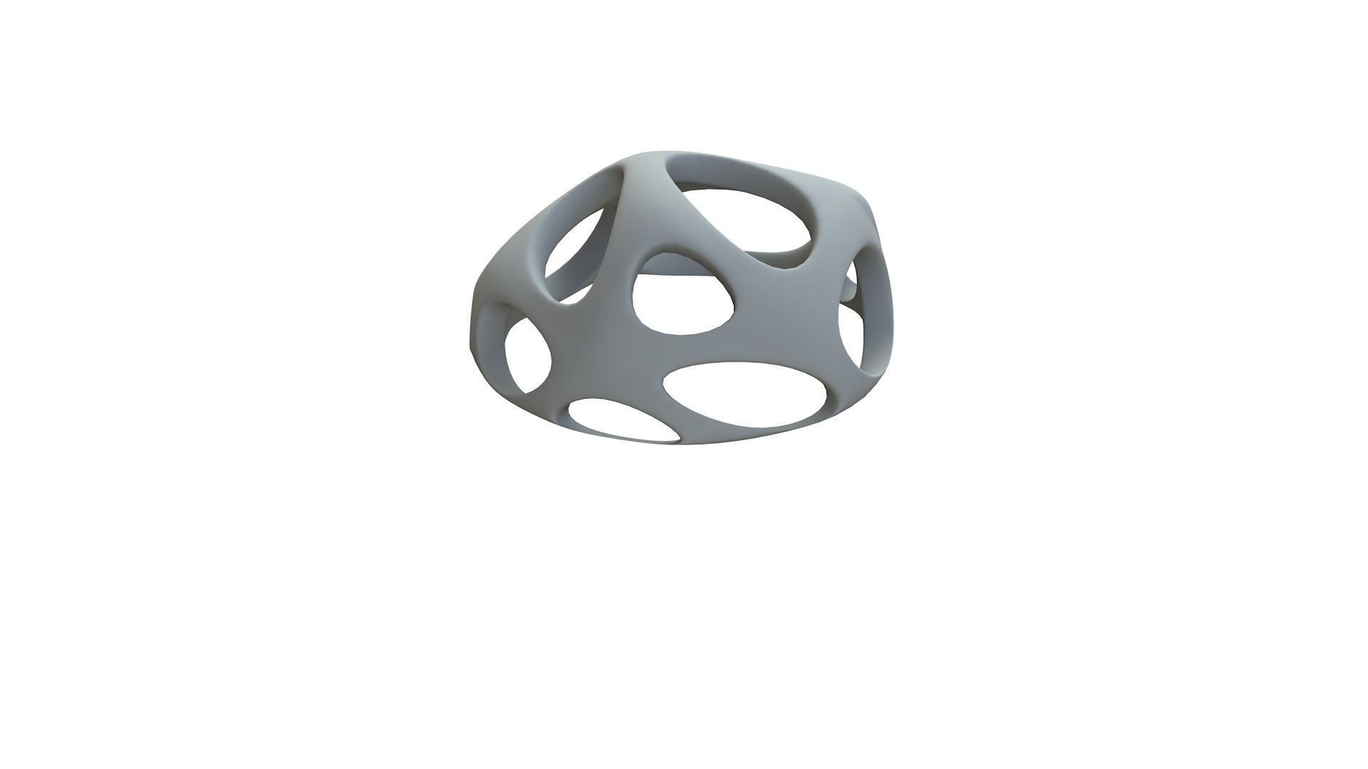 SciFi Cube Object No 54784 Low Poly Shape Low-poly 3D model_11