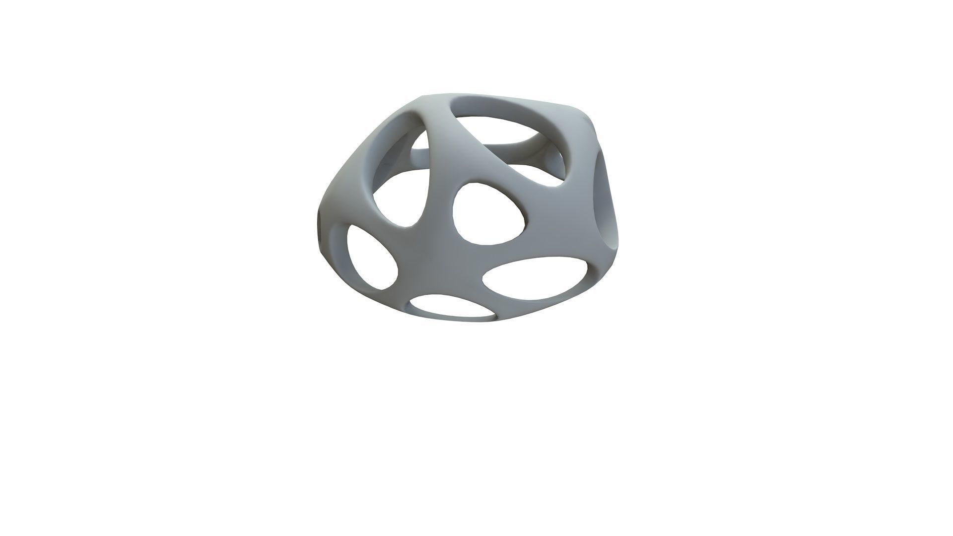 SciFi Cube Object No 54784 Low Poly Shape Low-poly 3D model_13