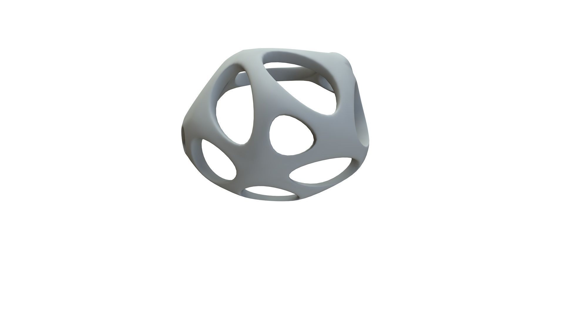 SciFi Cube Object No 54784 Low Poly Shape Low-poly 3D model_14