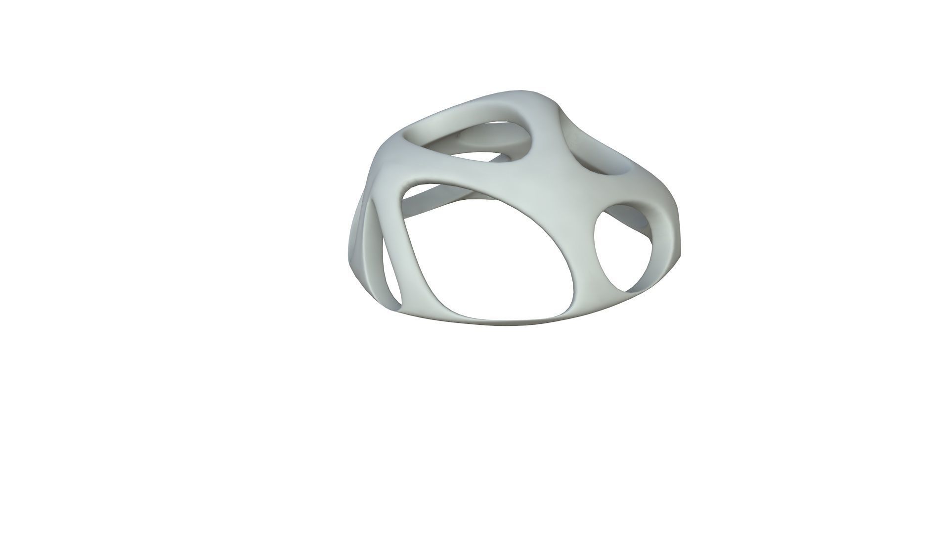 SciFi Cube Object No 54784 Low Poly Shape Low-poly 3D model_2