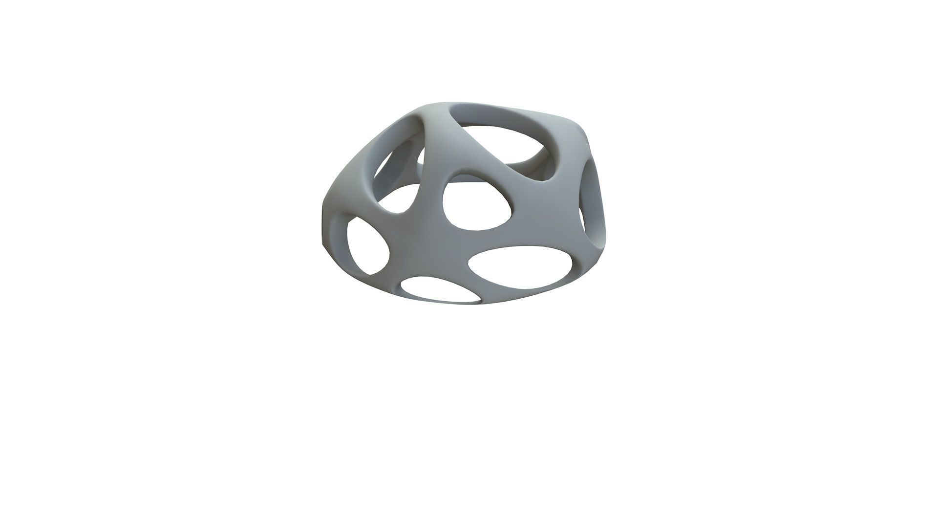 SciFi Cube Object No 54784 Low Poly Shape Low-poly 3D model_12