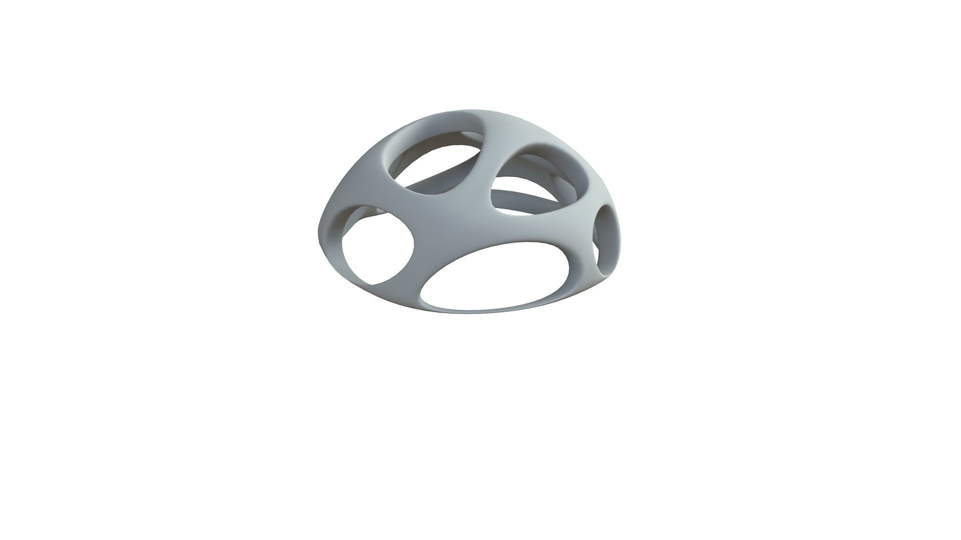 SciFi Cube Object No 54354 Low Poly Shape Low-poly 3D model_7