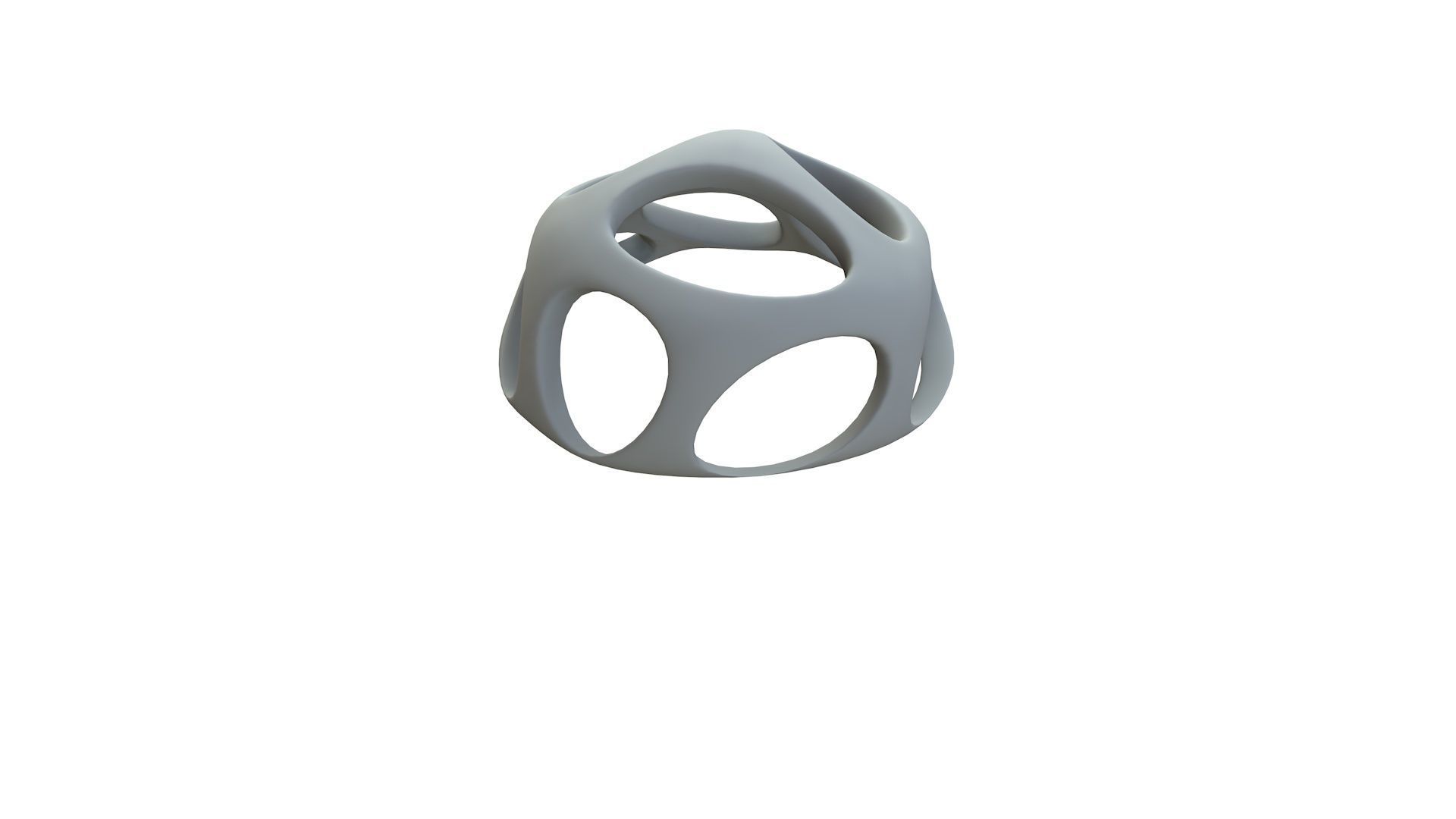 SciFi Cube Object No 54354 Low Poly Shape Low-poly 3D model_13