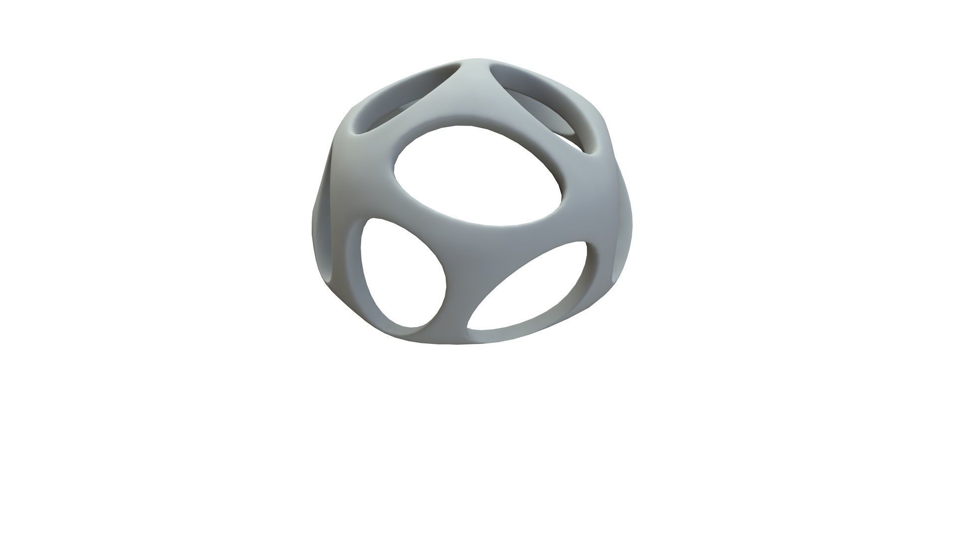 SciFi Cube Object No 54354 Low Poly Shape Low-poly 3D model_15