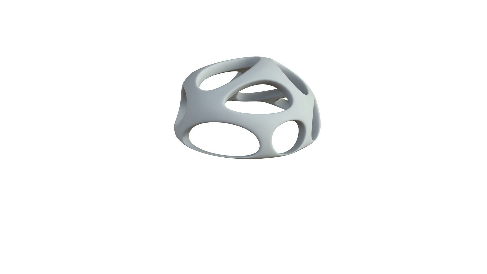 SciFi Cube Object No 54354 Low Poly Shape Low-poly 3D model_5