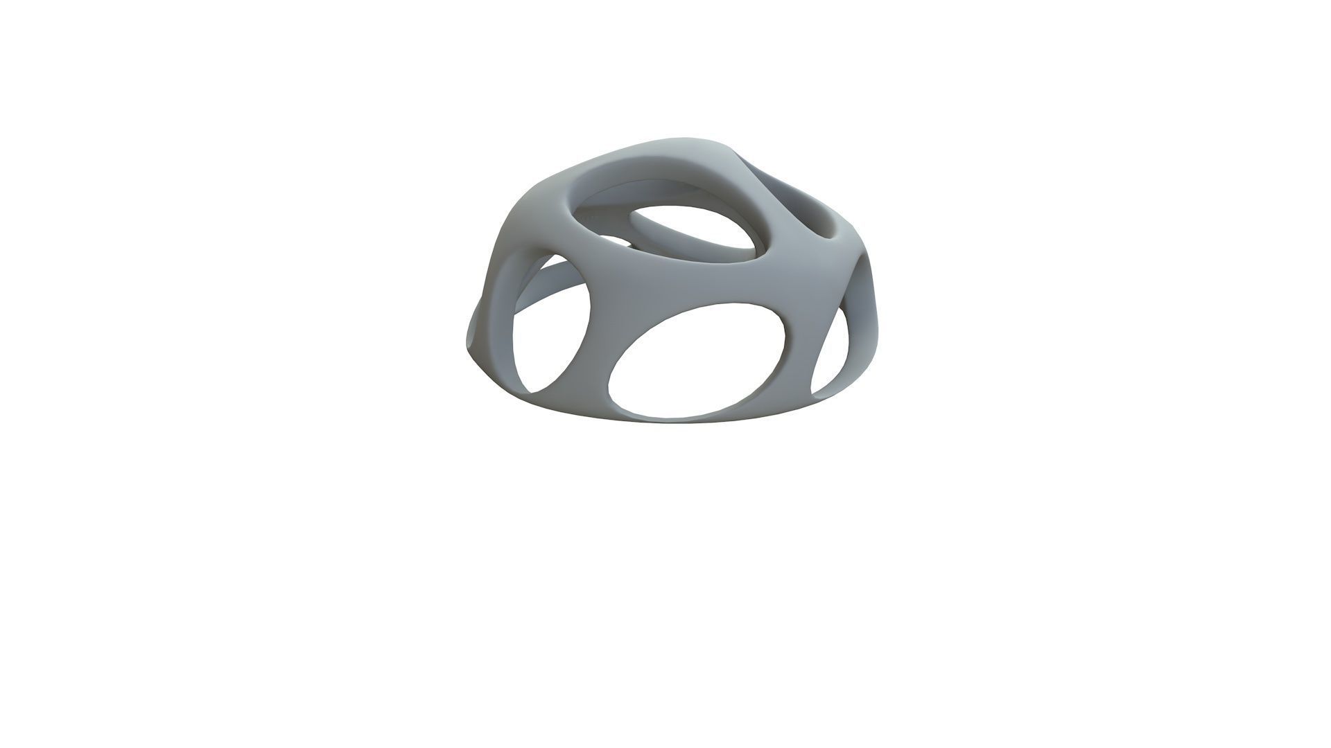 SciFi Cube Object No 54354 Low Poly Shape Low-poly 3D model_11