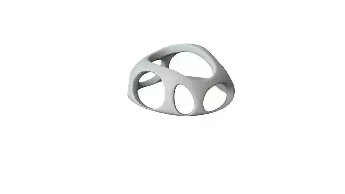 SciFi Cube Object No 53795 Low Poly Shape