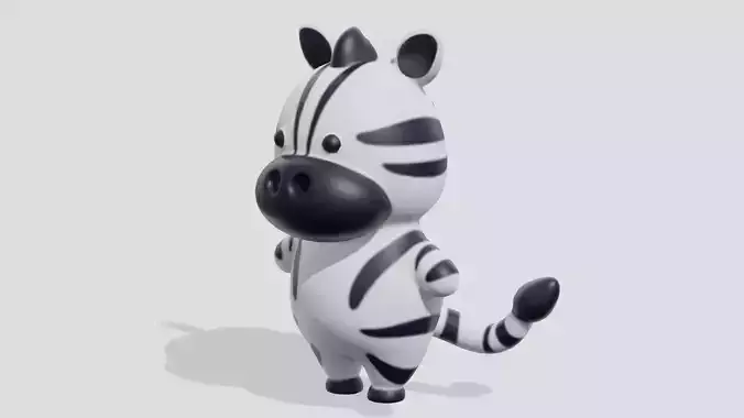 Cute little zebra 