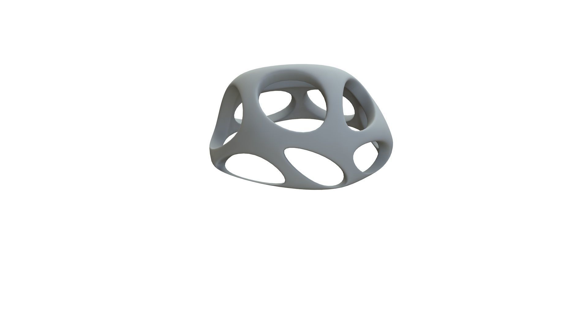 SciFi Cube Object No 53648 Low Poly Shape Low-poly 3D model_11