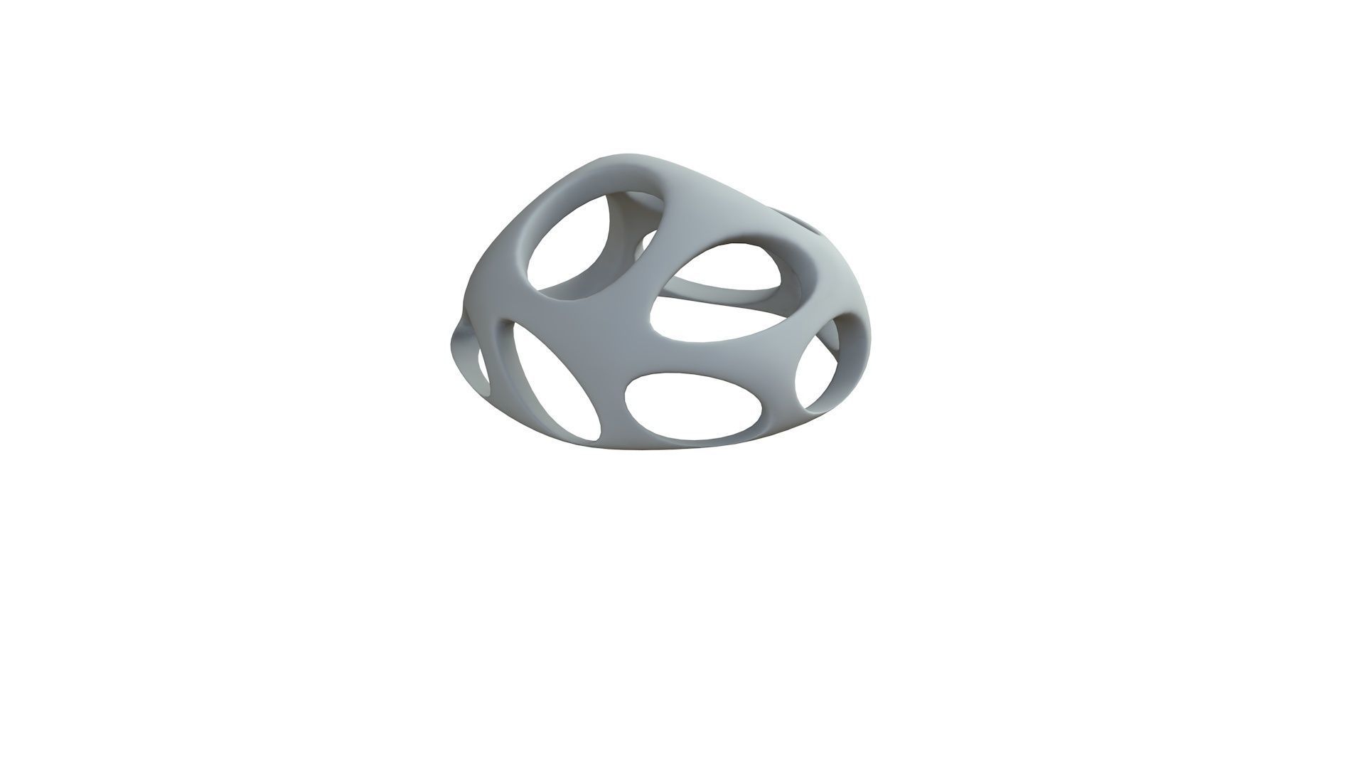 SciFi Cube Object No 53648 Low Poly Shape Low-poly 3D model_8